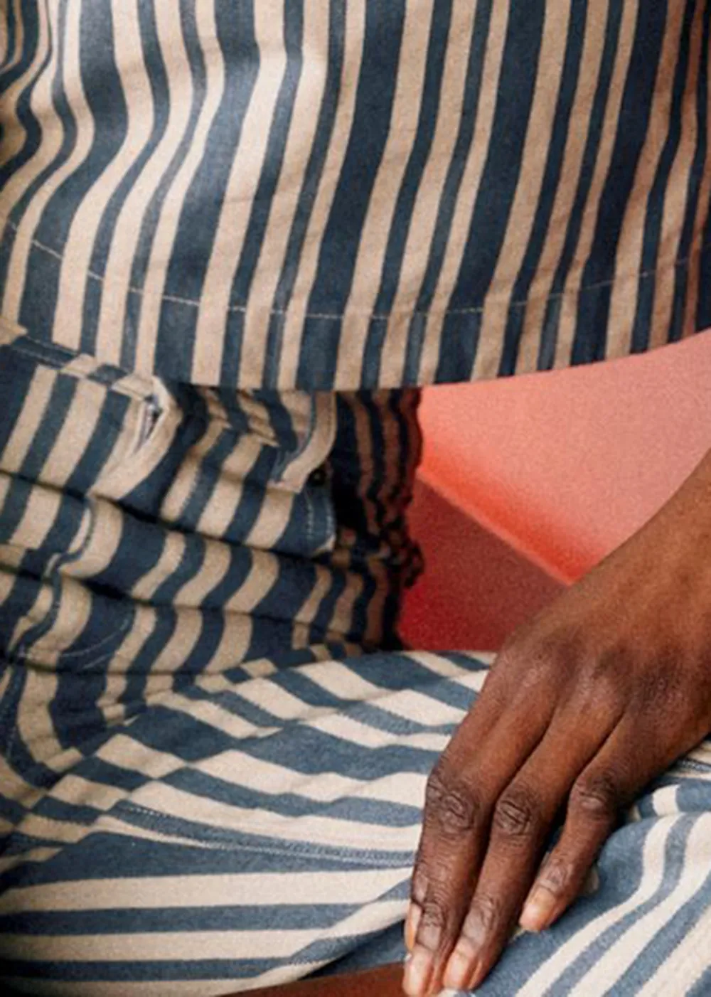 Sleeveless Striped Tops