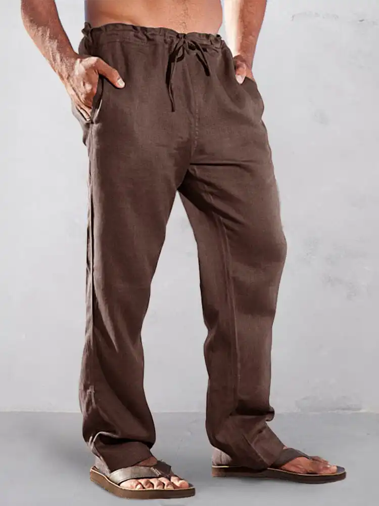 Relaxed Straight Leg Pants