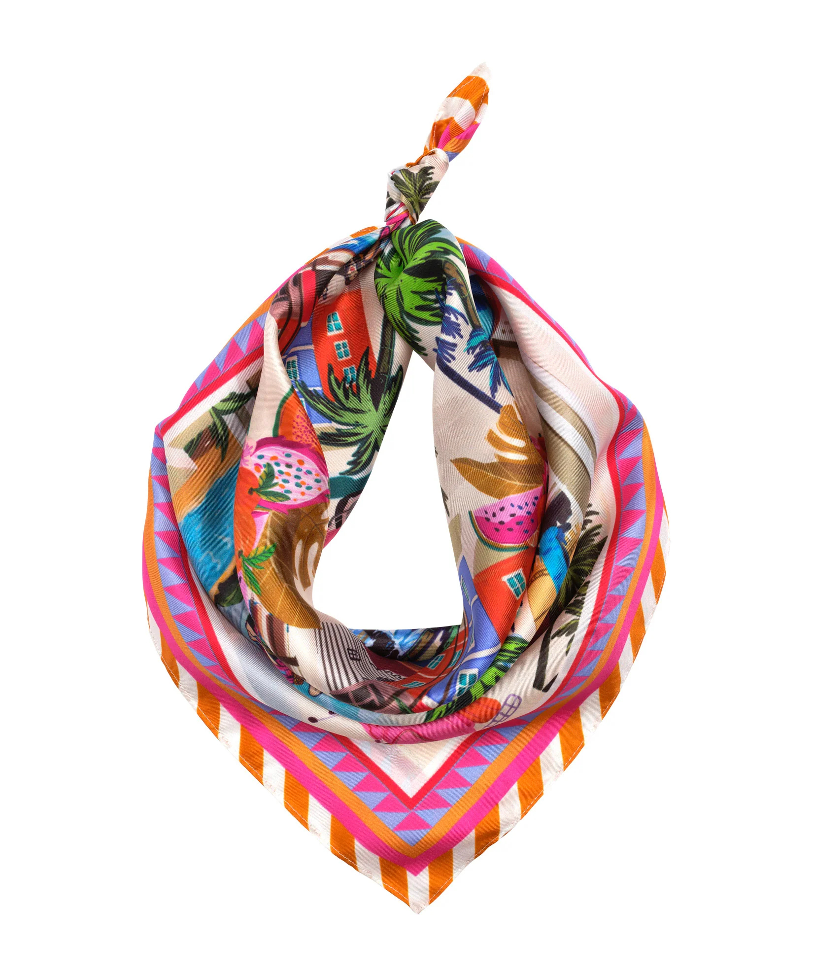 Versatile Styling Casual Style Silk Bandana
