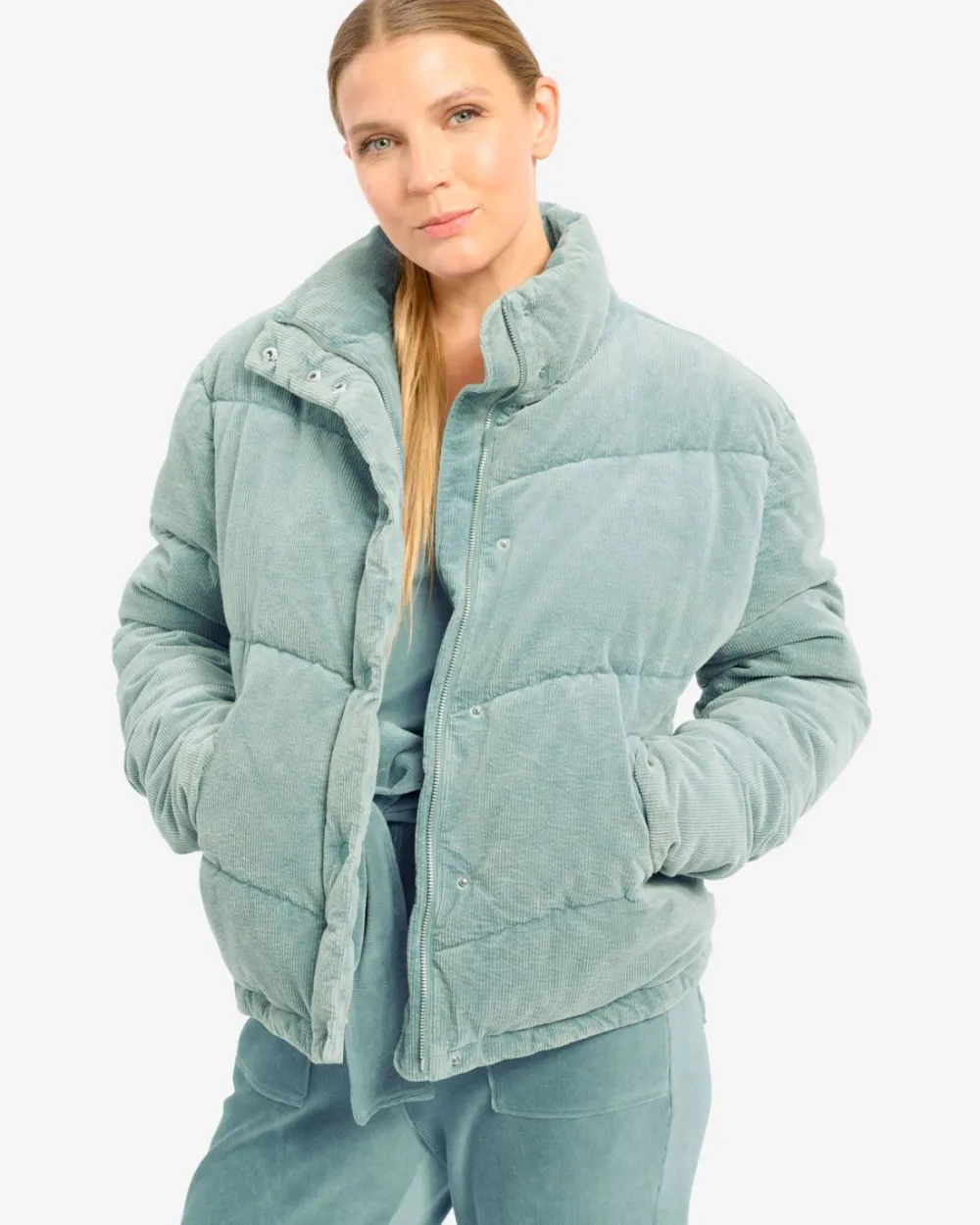 Milla Cord Puffer Jacket