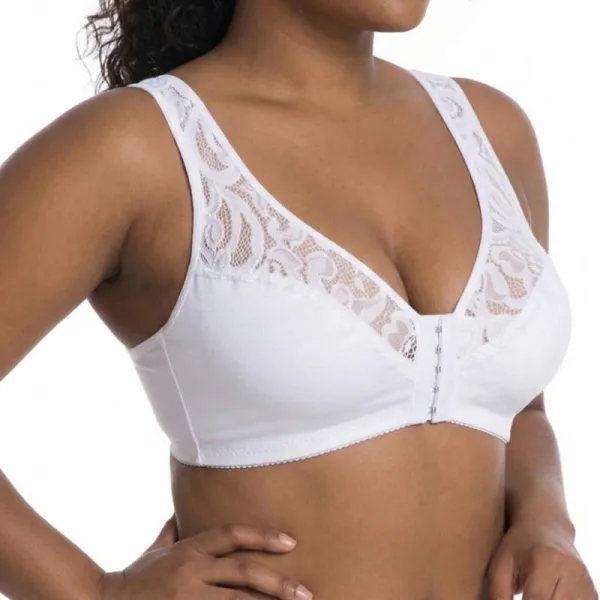 Lace Front Closure Wireless Bra