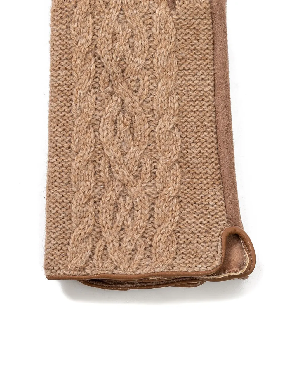 Pure Cotton Knitted Black Thickened Warm Gloves