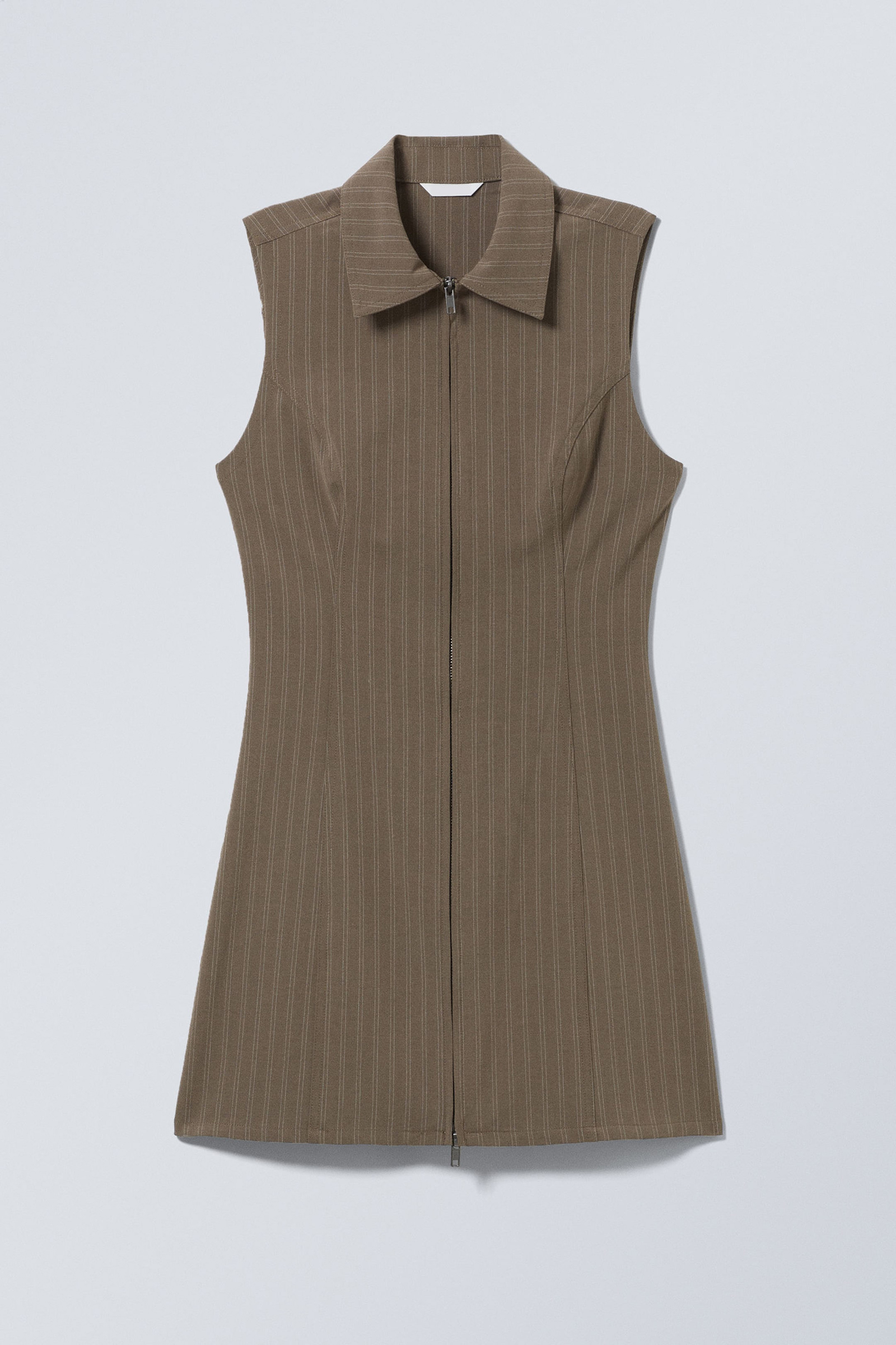 Half Zip Sleeveless Dress