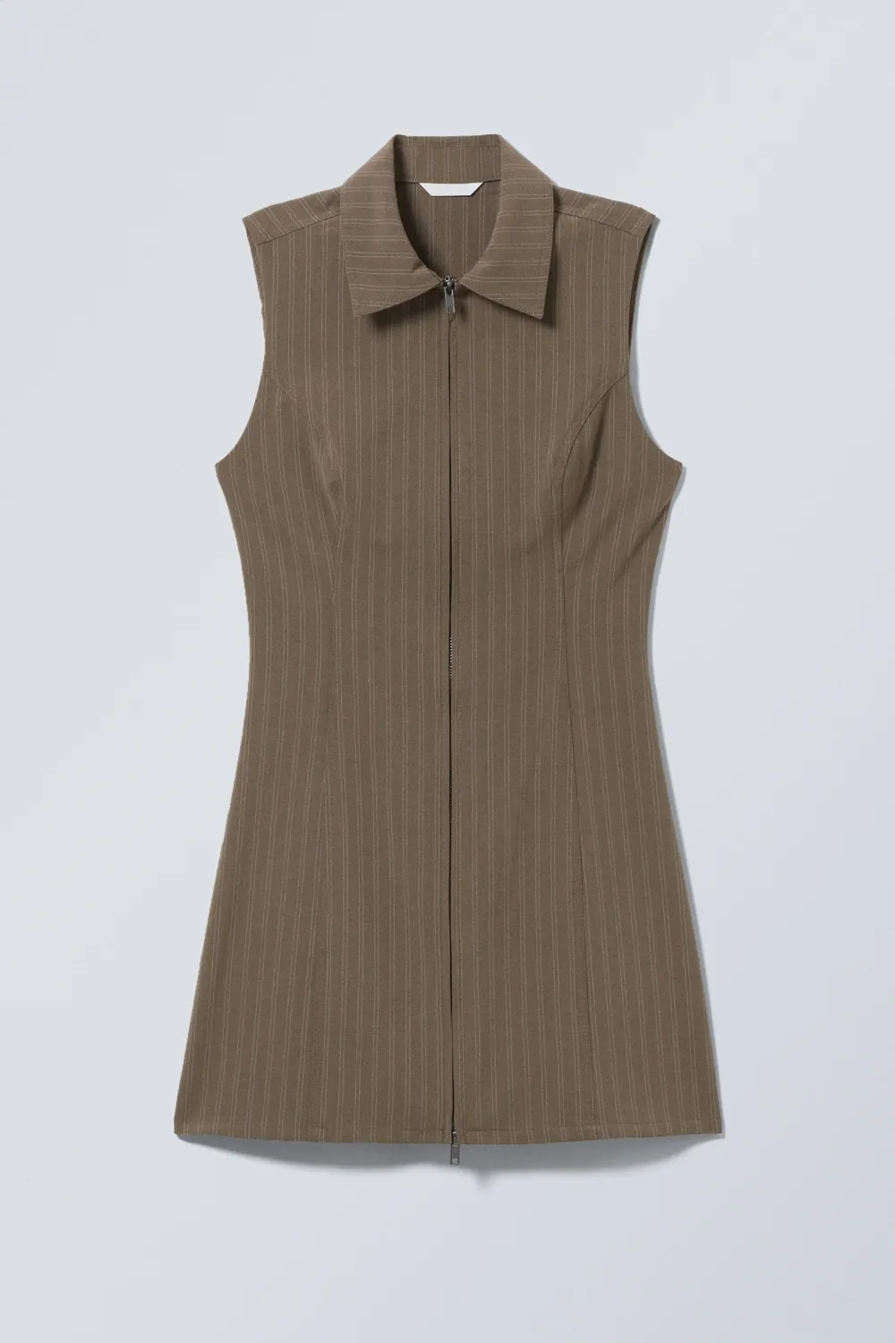 Half Zip Sleeveless Dress