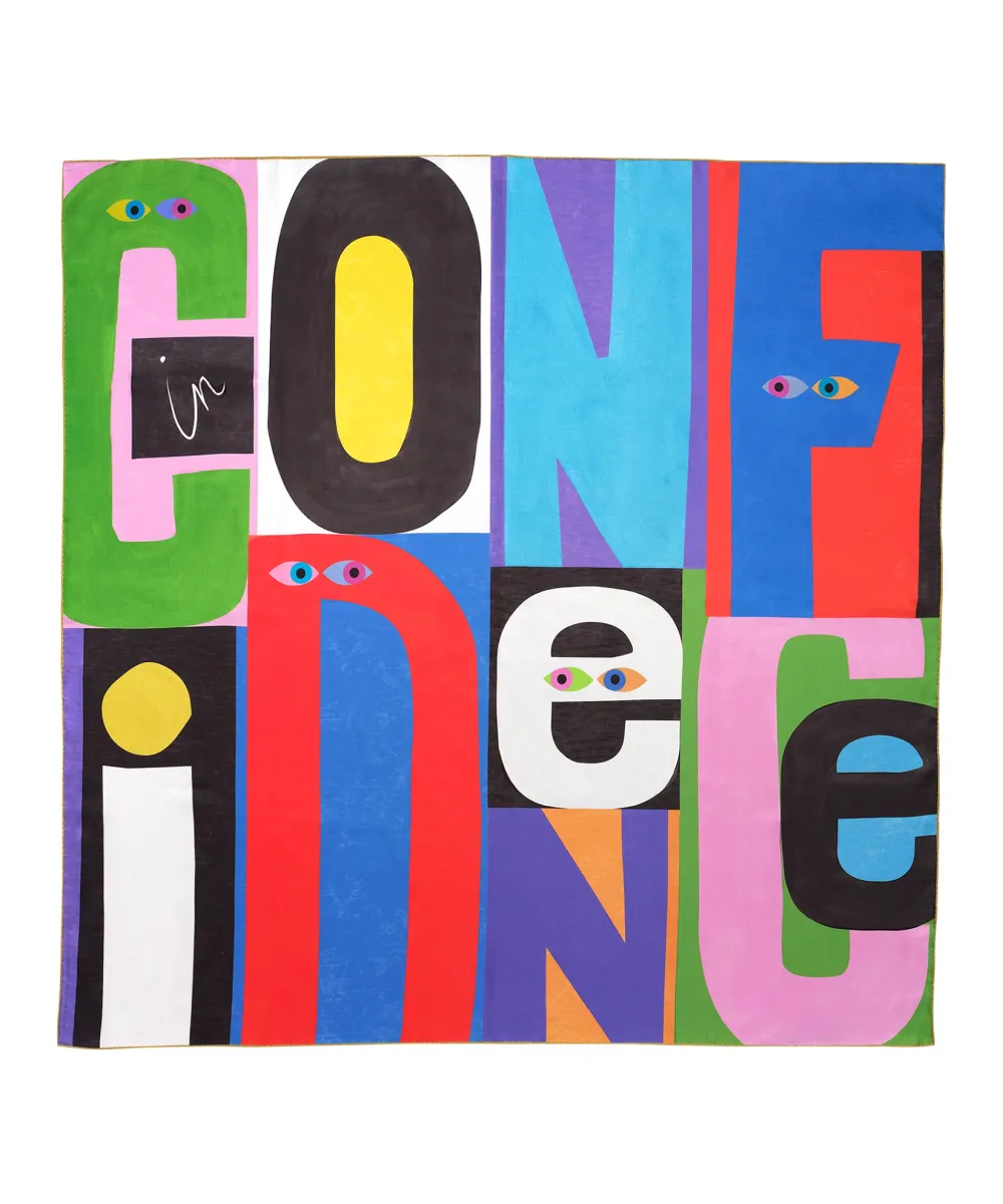 Slight Stretch Art Graphic Square Scar