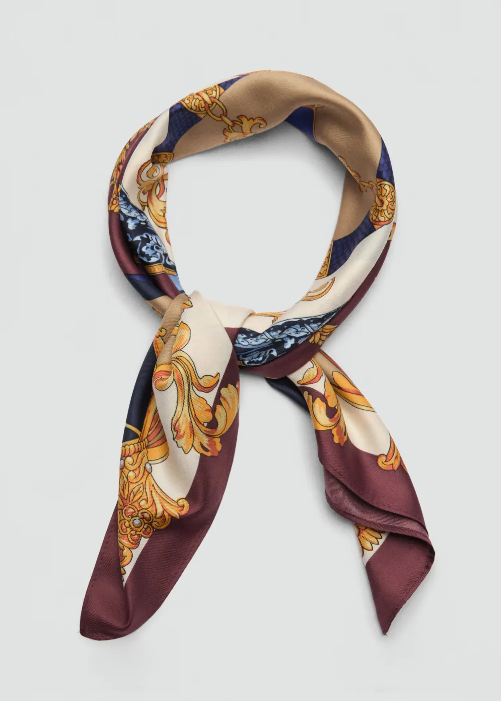 Casual Style Vintage Printed Scarf