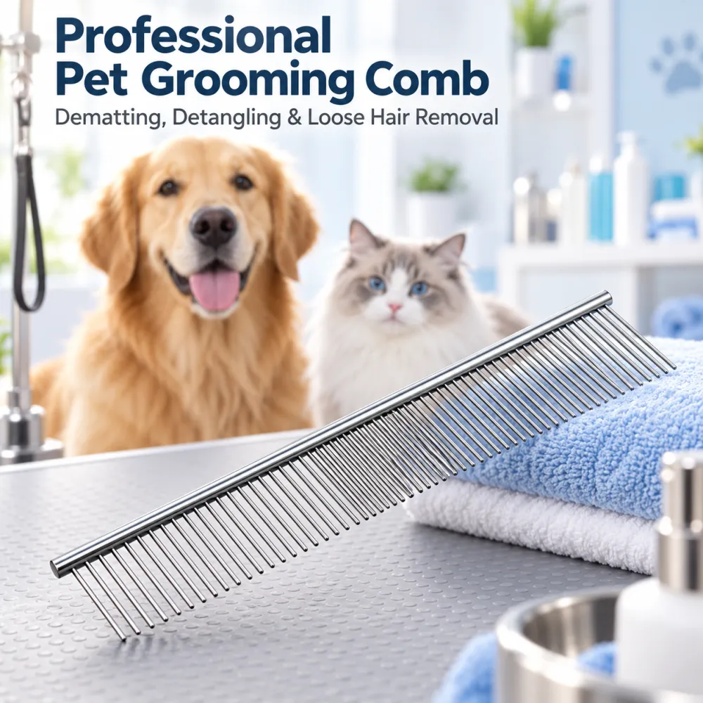 Pet Steel Comb, Row Comb