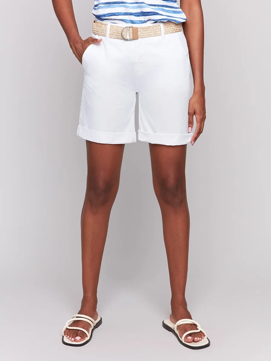 Casual Solid Color Basic Women's Short