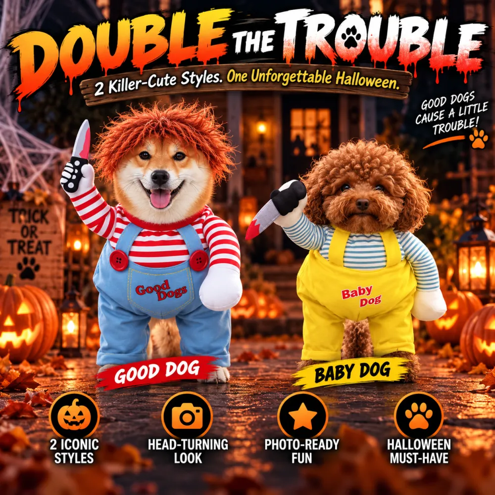 Pet Funny Costume with Knife