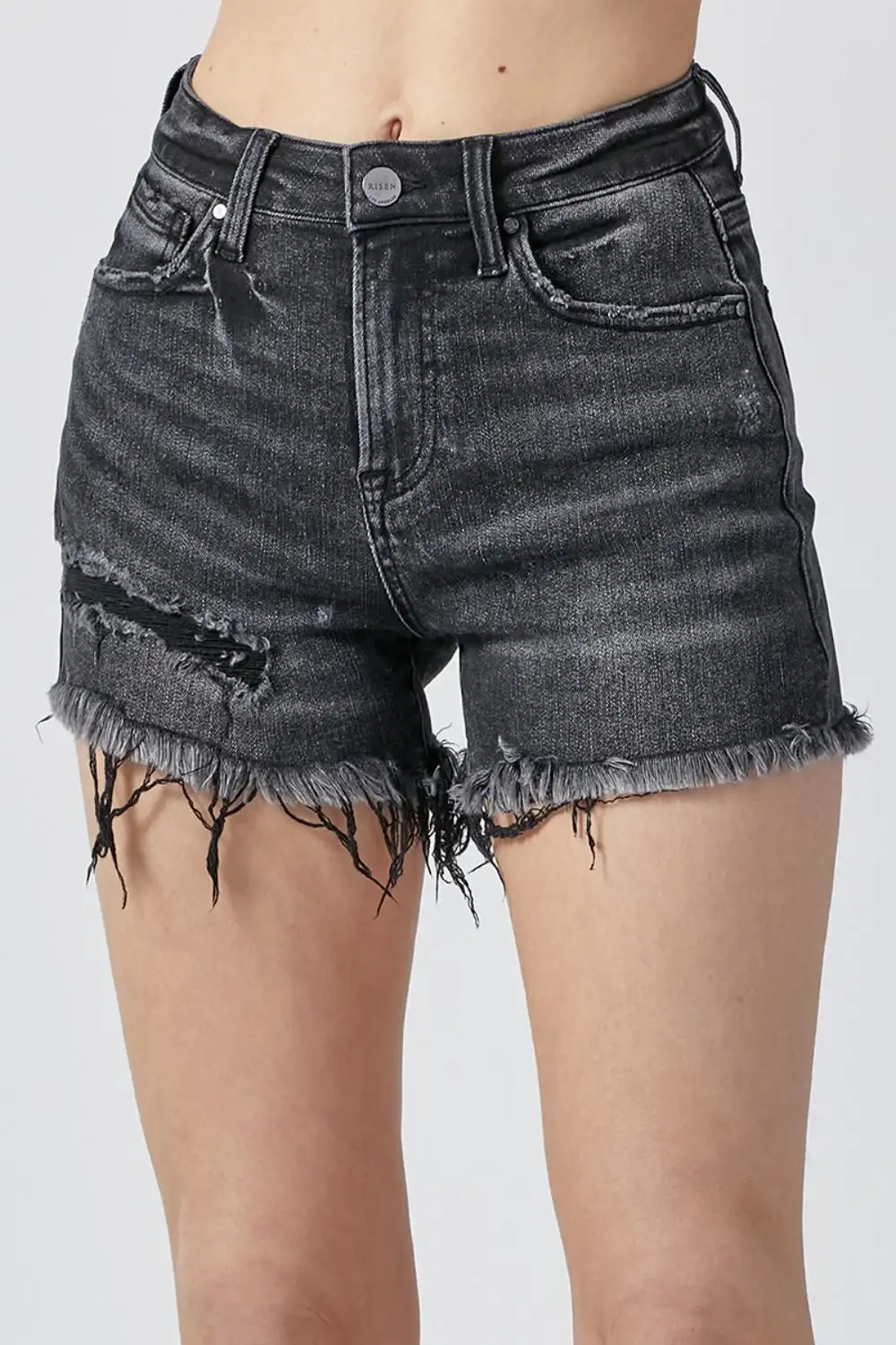 Streetwear Simple Pocket Detail Shorts