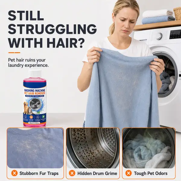 Washing Machine Pet Hair Remover Liquid