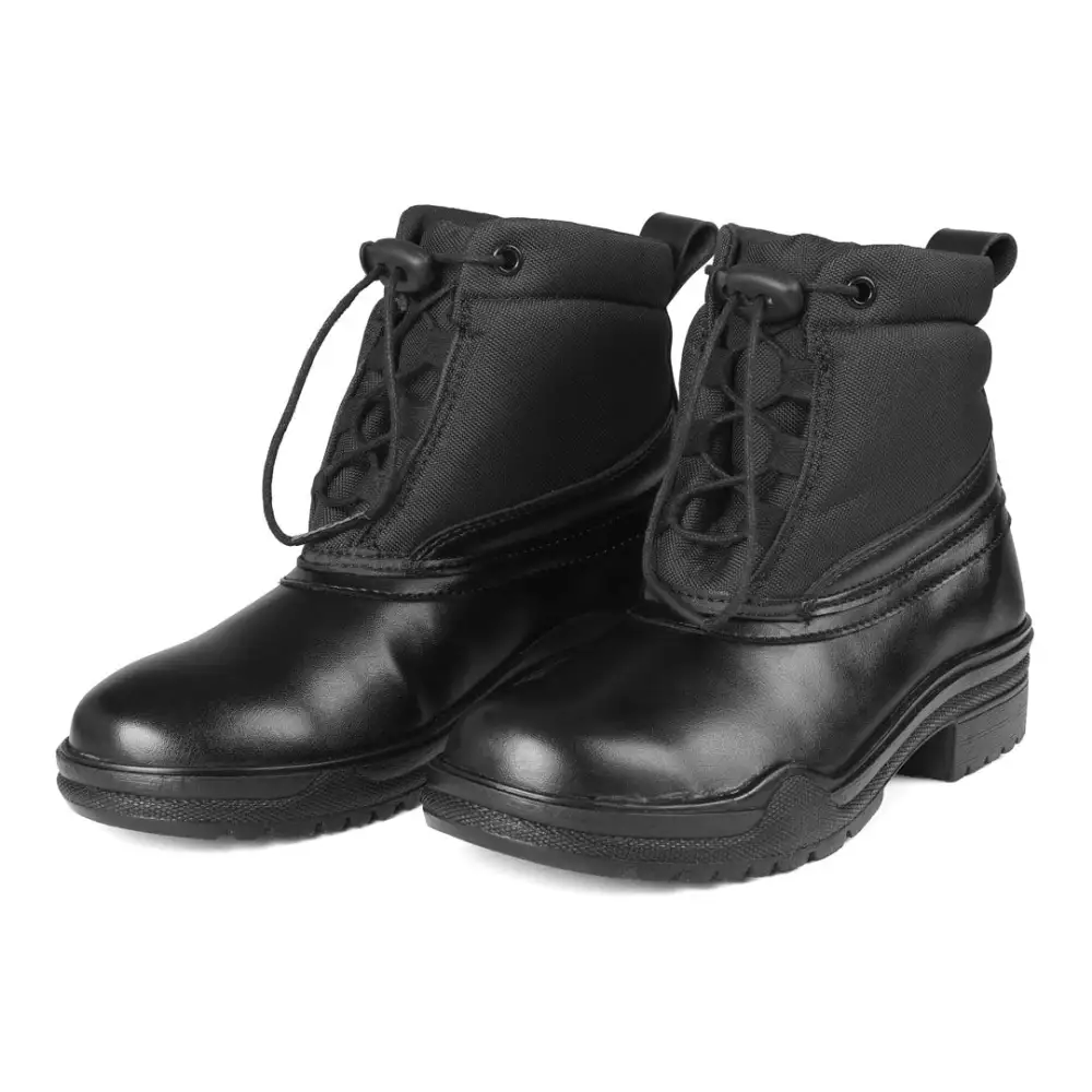 Weather-Ready Leather Riding Boots