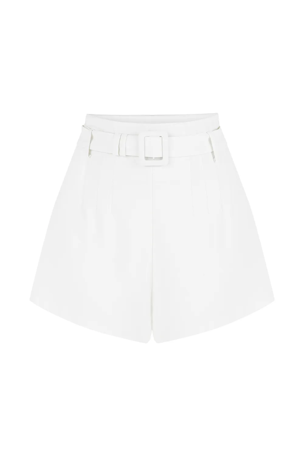 High Waist Short-White