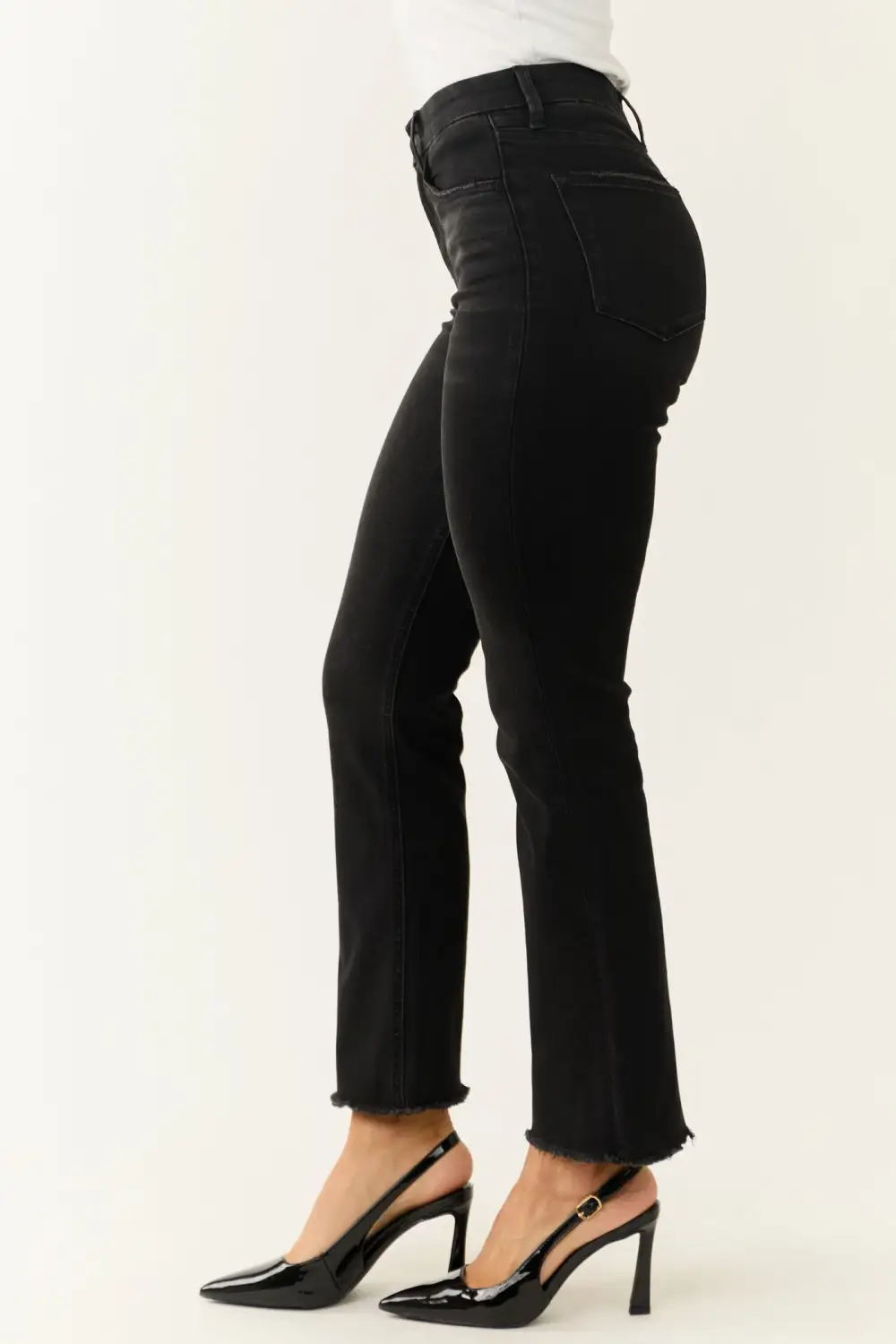 Classic Black Straight Leg Jeans
