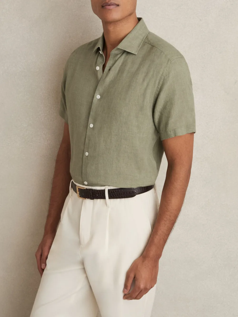 Loose Lapel Men's Casual Shirt
