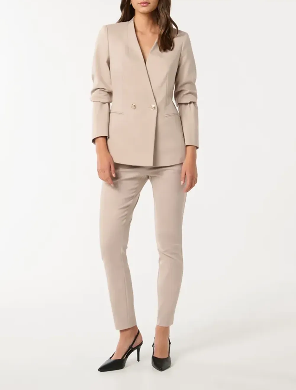 Double-Breasted Blazer