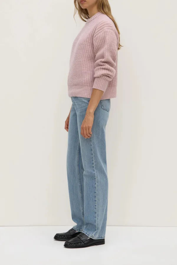Thick Round Neck Knitted Sweater