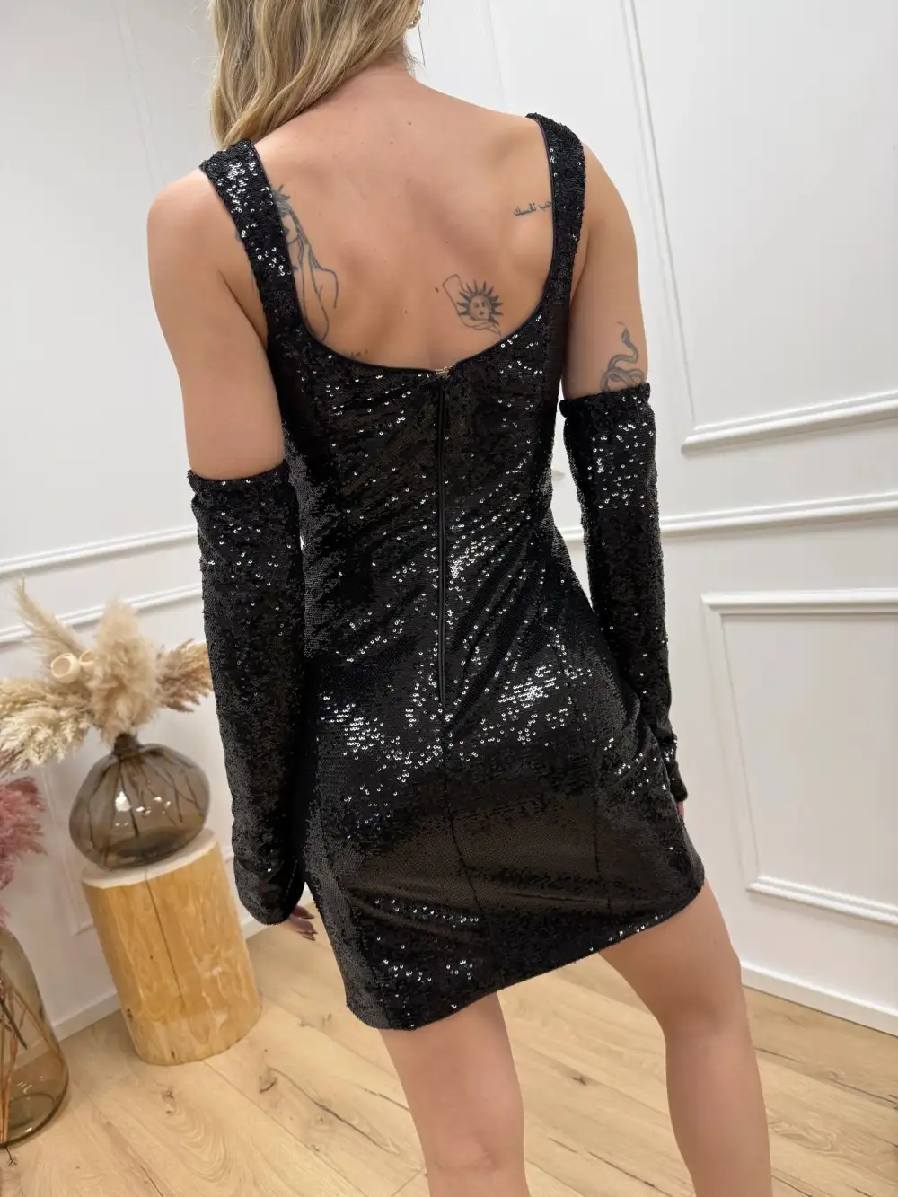 Aline Easy Drape Mini Dress