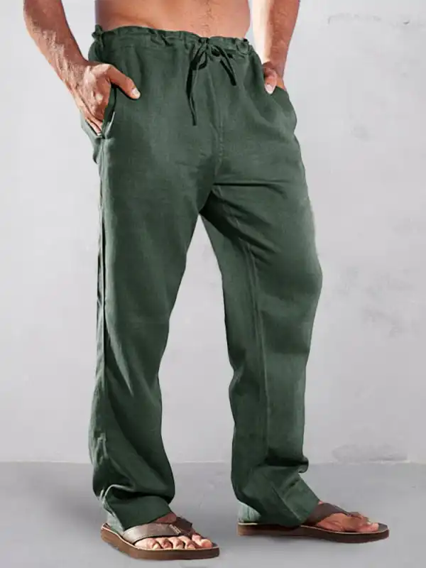 Relaxed Straight Leg Pants