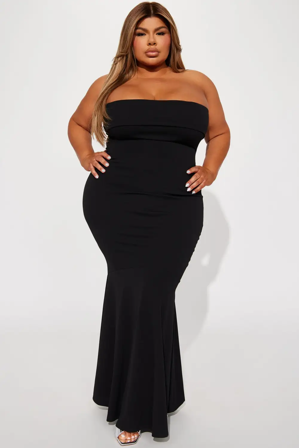 Kelly Mermaid Maxi Dress - Black