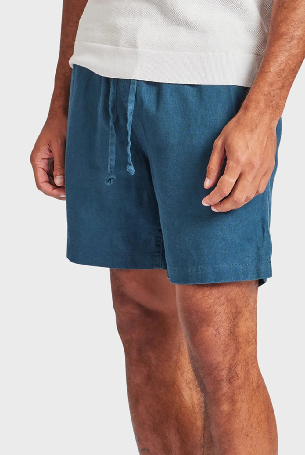 Riviera Linen Short-Bluegrass