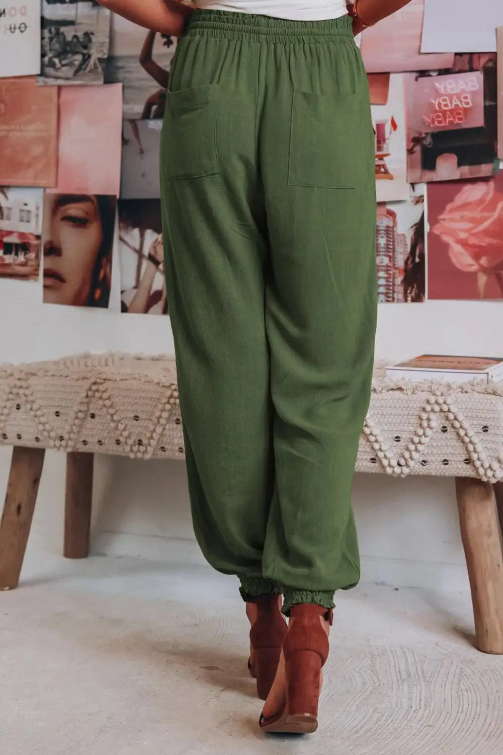 Relaxed Drawstring Lounge Pants
