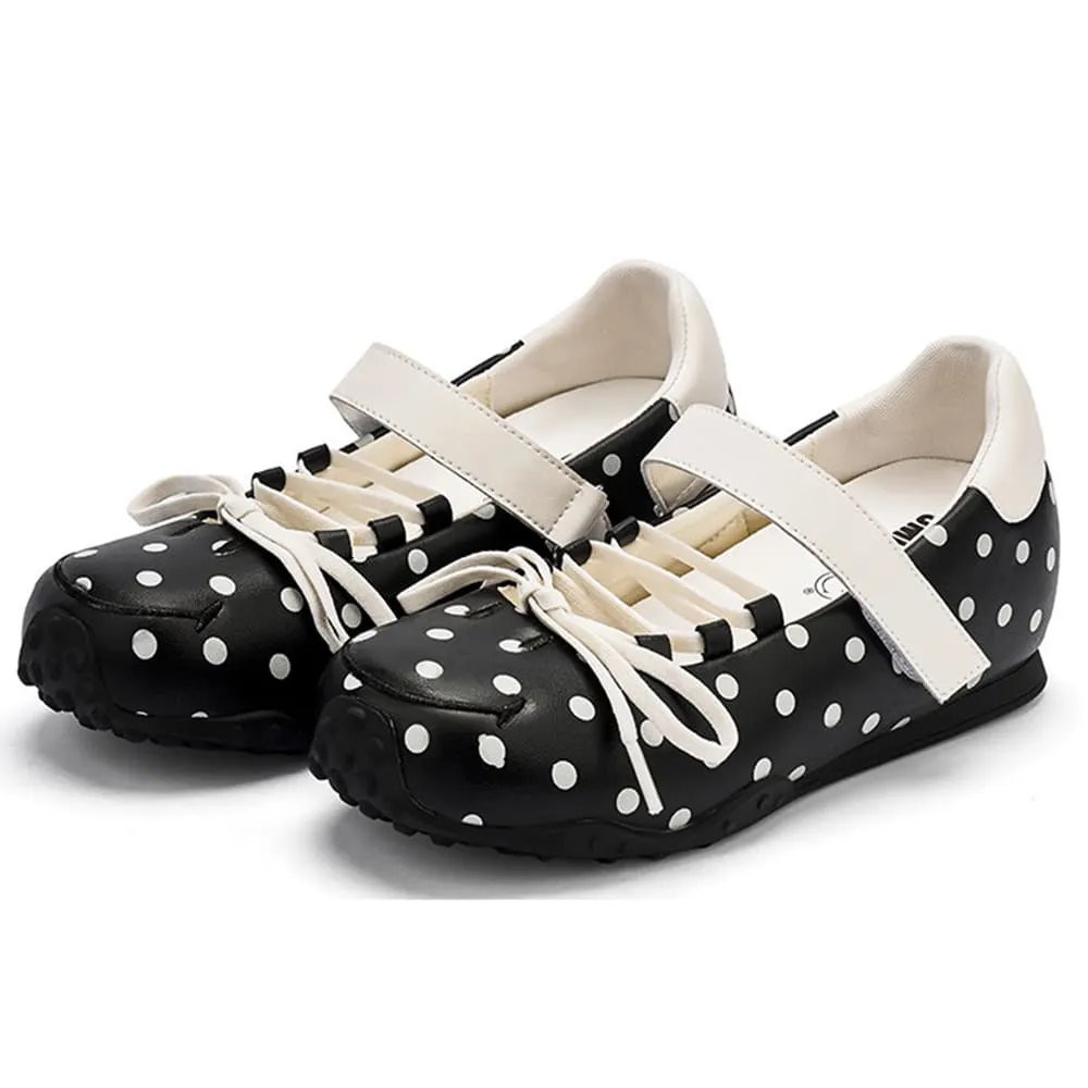 Cool Influence Polka Dot Strap Sandals