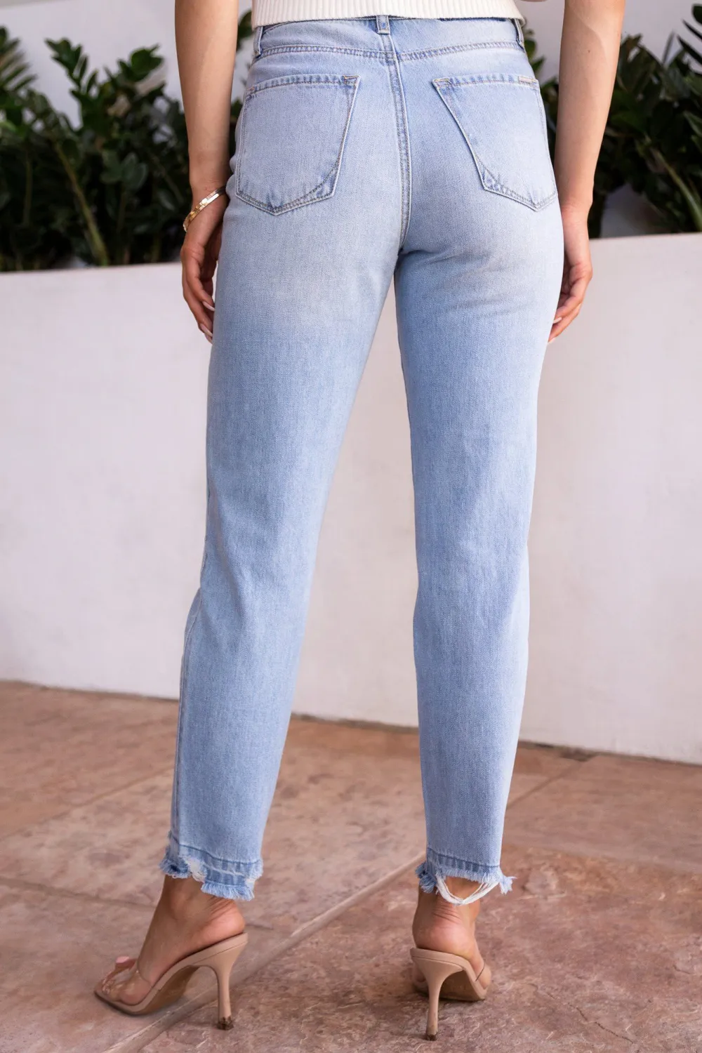 Causal Denim High Waisted Jeans