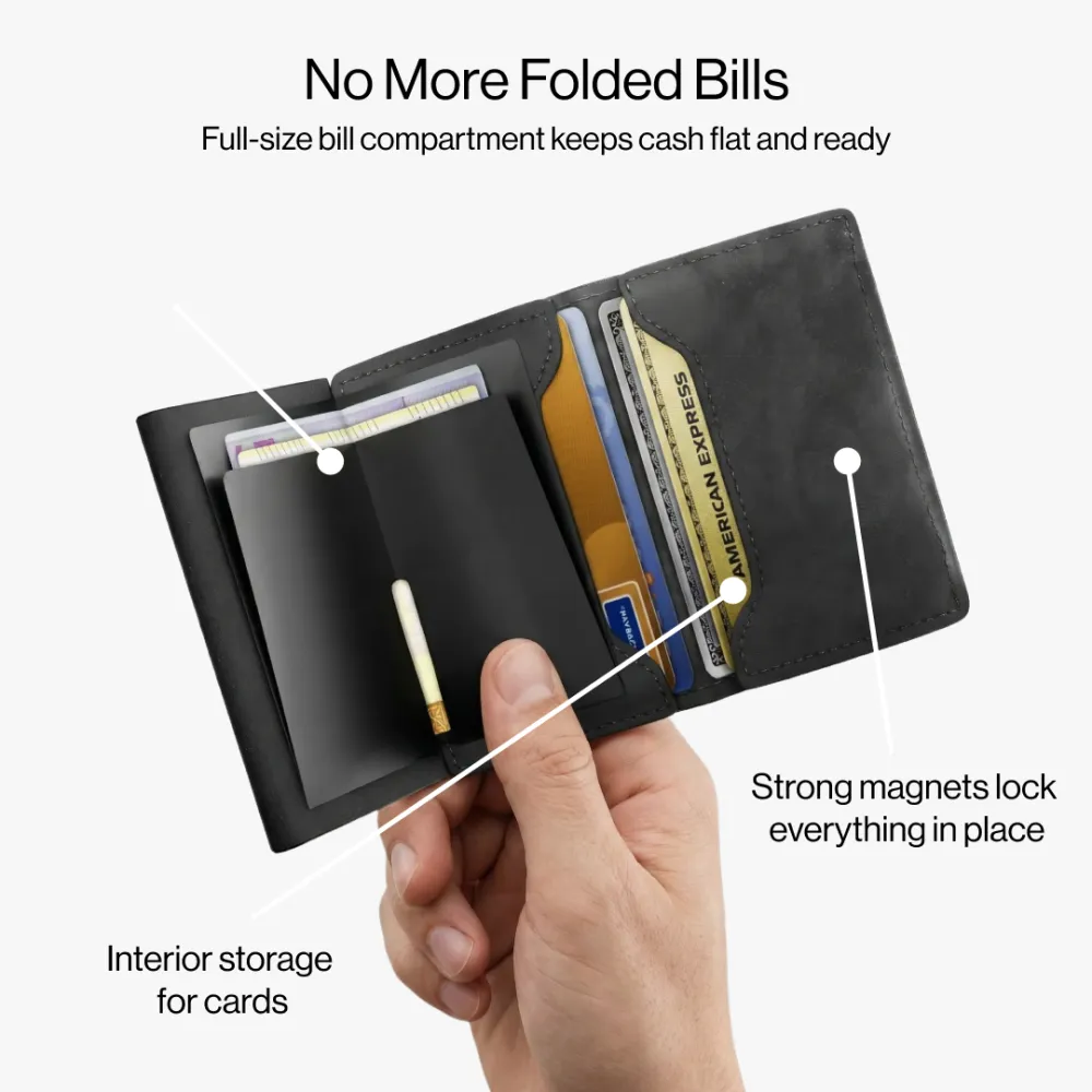 RFID Blocking Automatic Pop-up Metal Card Holder Mini Wallet Coin Purse