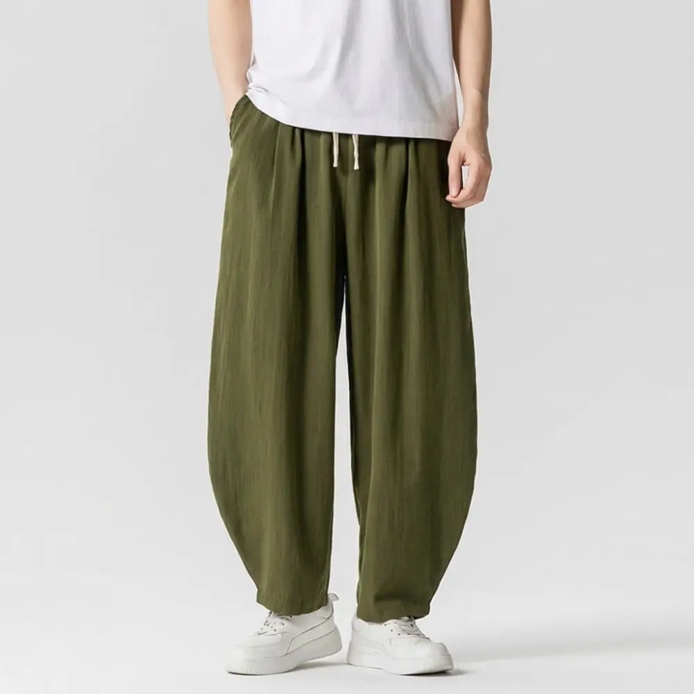 Natural Texture Casual Pants