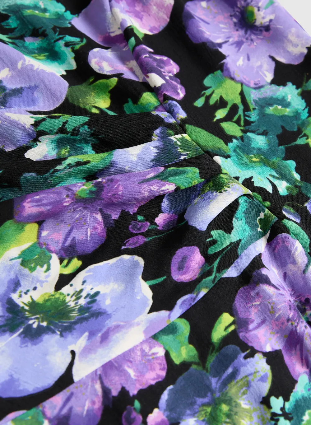 Floral Print Round Neck Dress