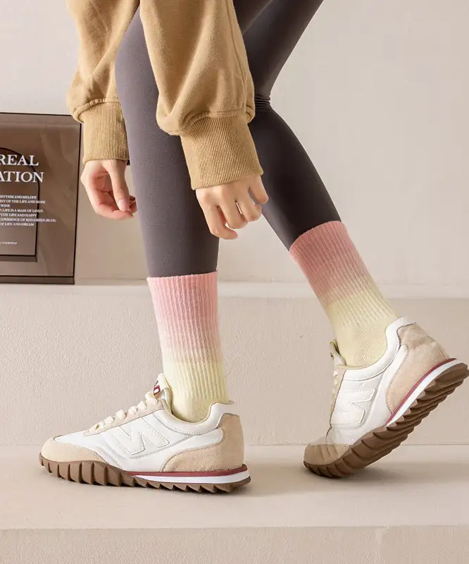 Gradient Color Mid Socks