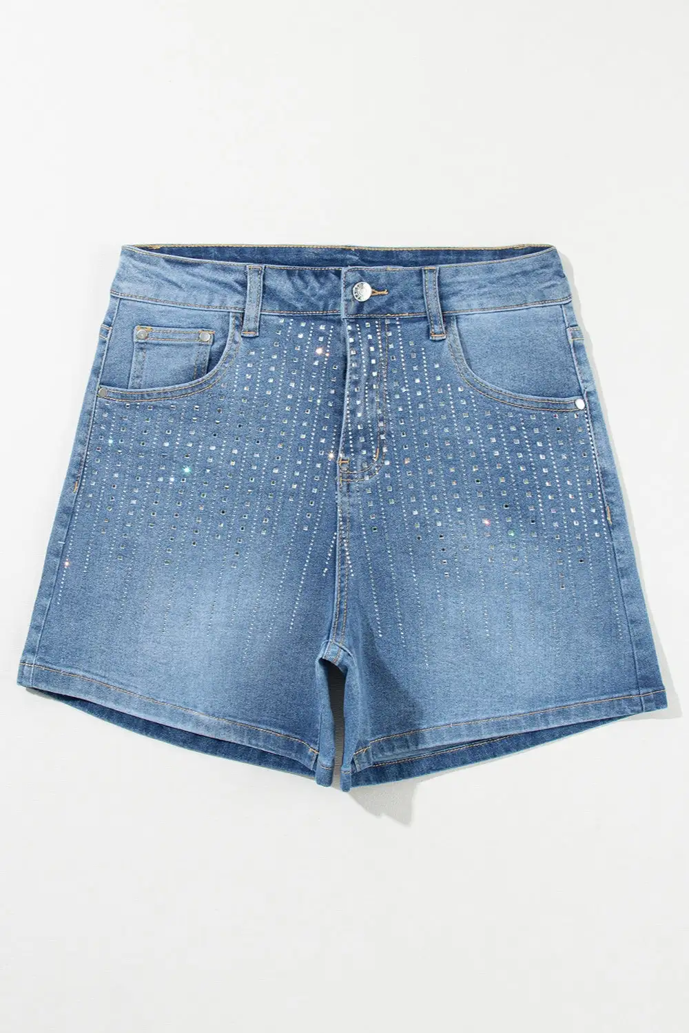 Everyday Rhinestone Detail Shorts