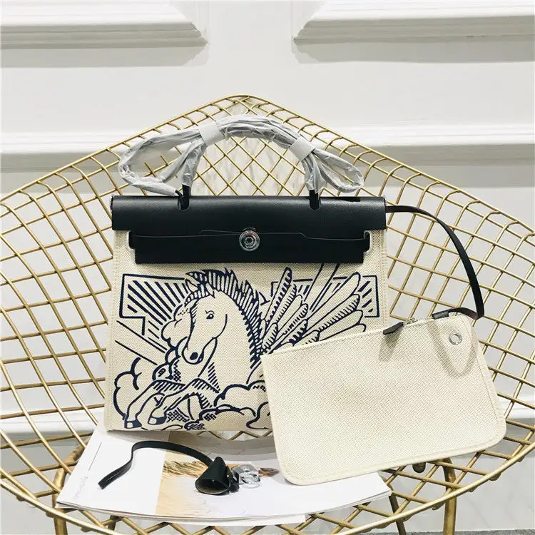Inspired Canvas Bag Pegasus Graffiti Retro Street
