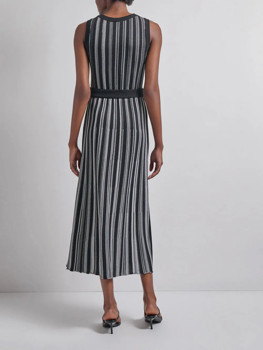 Striped Round Neck Dress