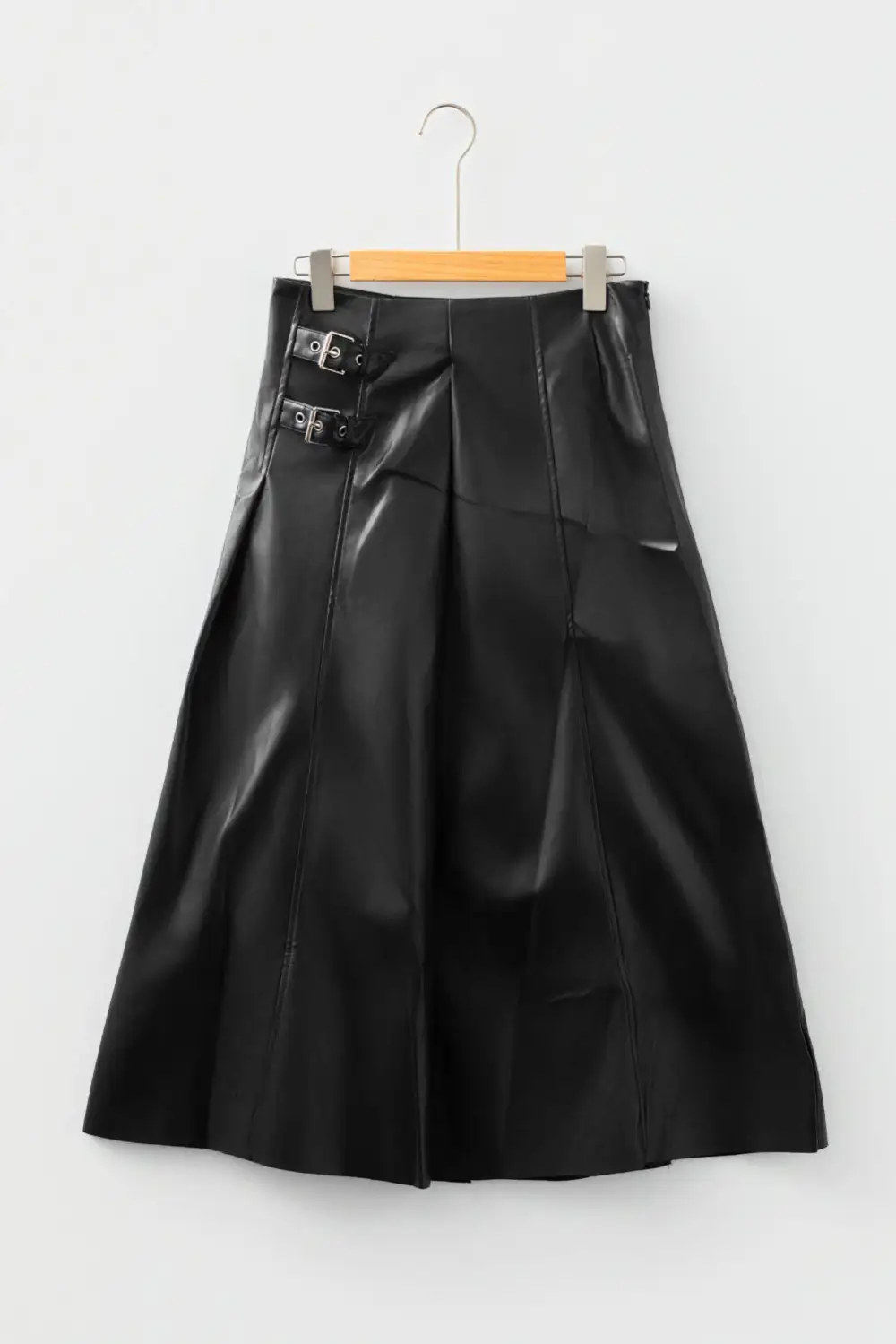 Graceful Flared Pleated Skirt