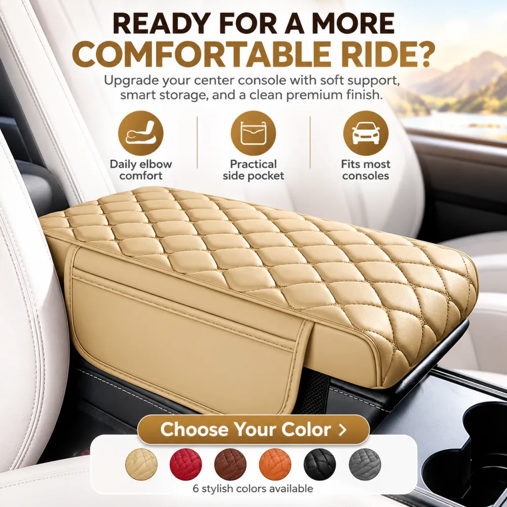 Universal Car Center Console Armrest Pad