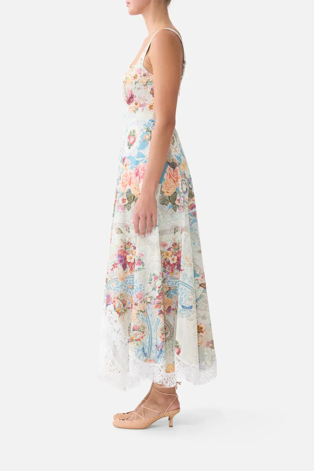 Long Fit and Flare Dress