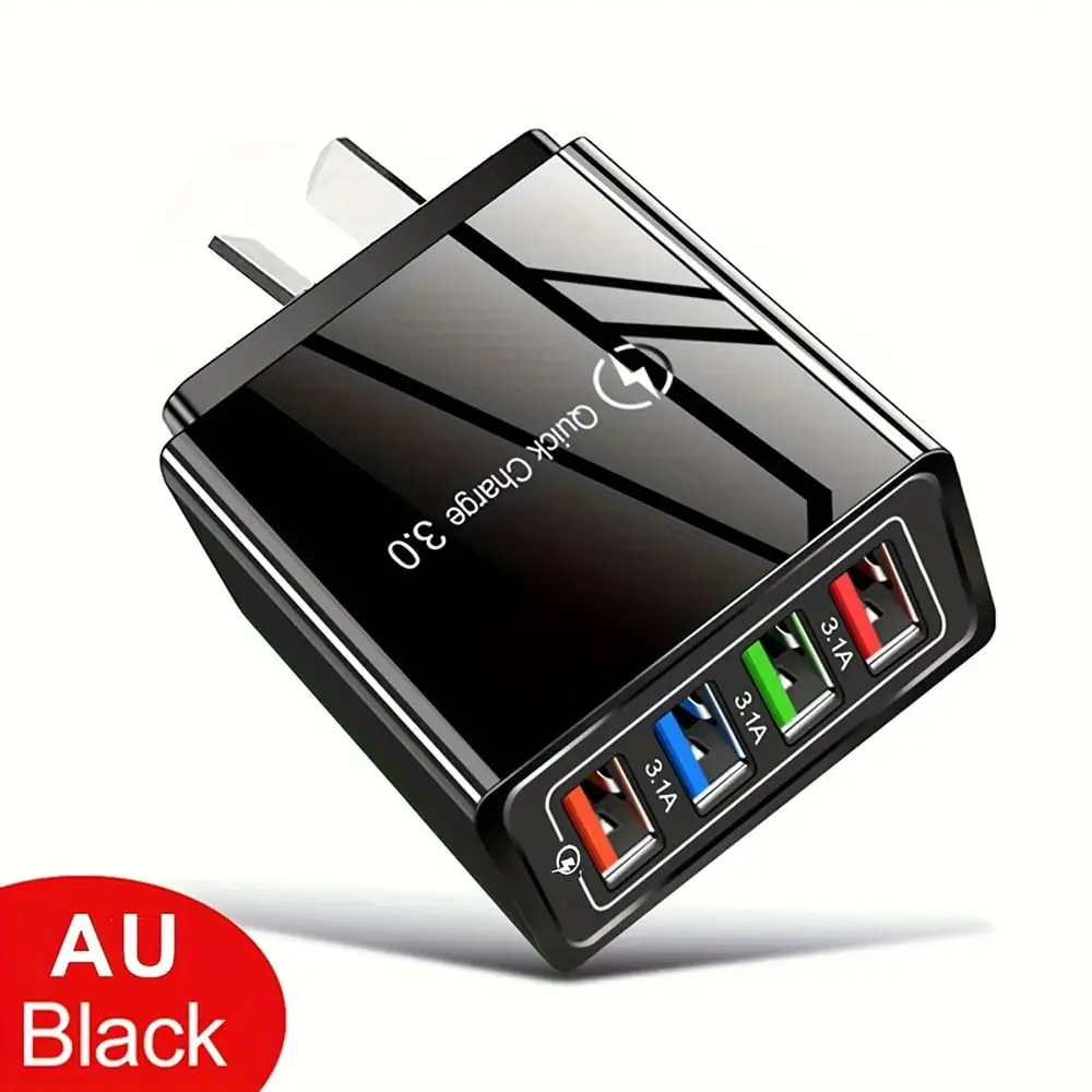 The Charger Big Tech Hates |   4-Port Quick Charge 3.0 + AI   Performance Boost