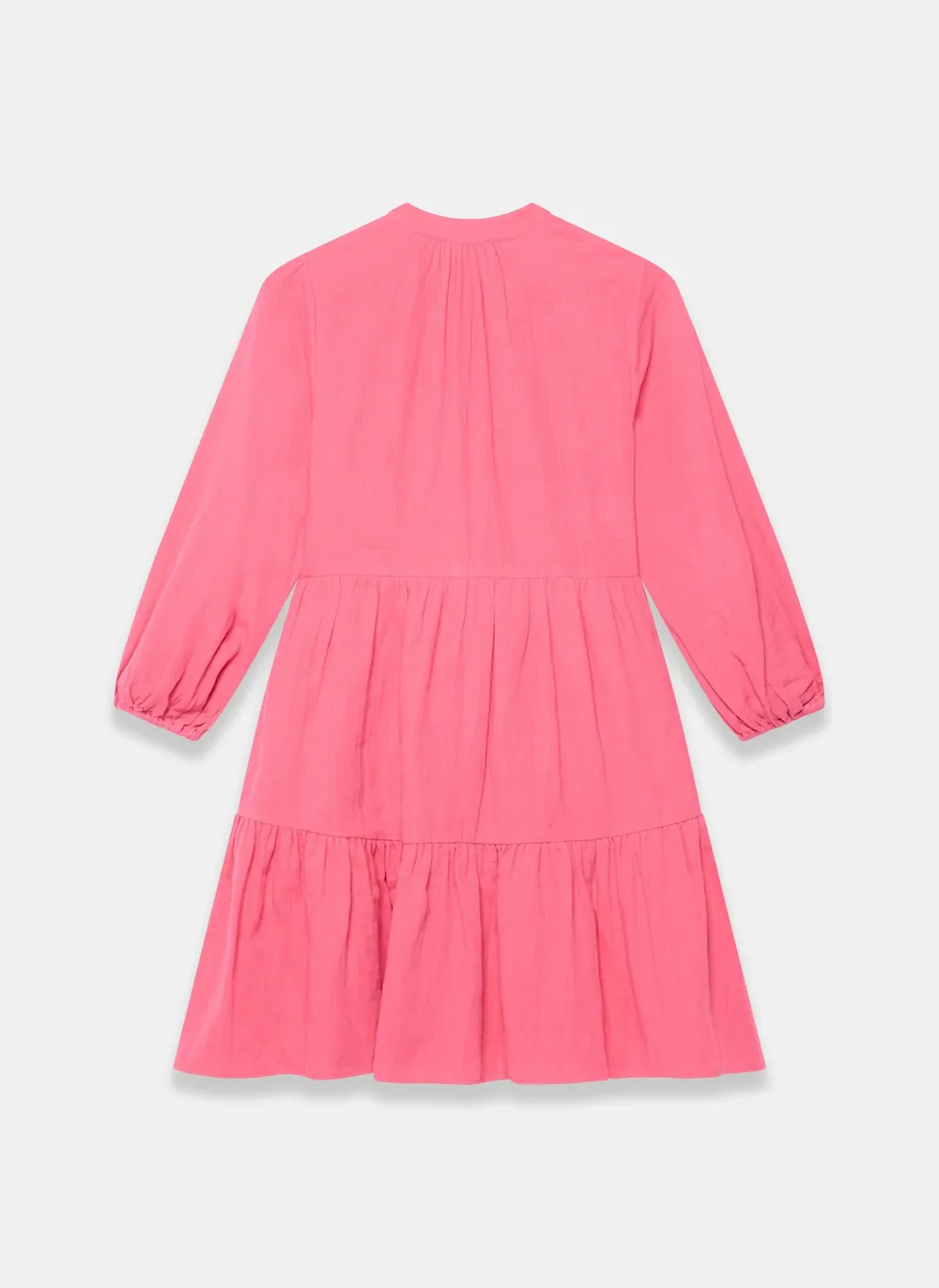 Casual Style Cotton Mini Dress