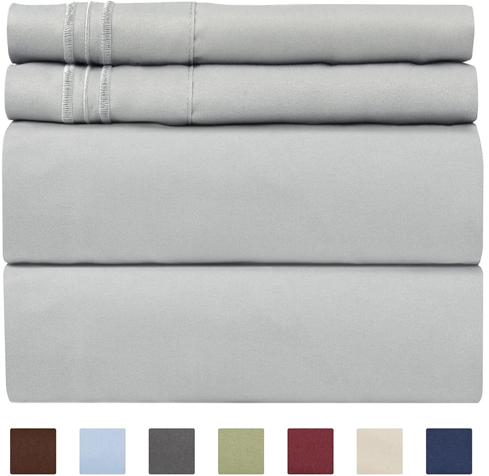 4/6 Piece Bed Sheets Set- Extra Soft - Deep Pockets - Easy Fit - Breathable /Cooling - Wrinkle Free