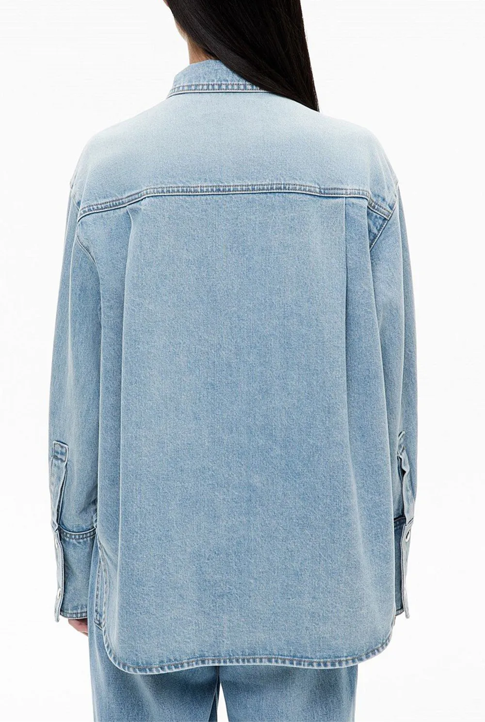 Light-Colored Denim Casual Shirt