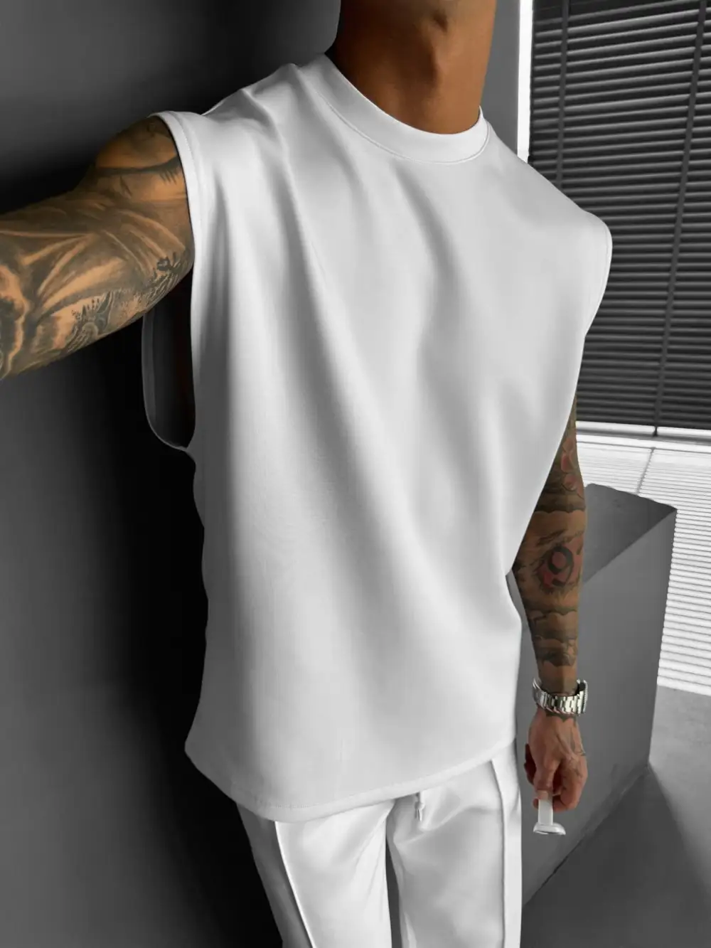 Relaxed Diver Inspired Tank Top