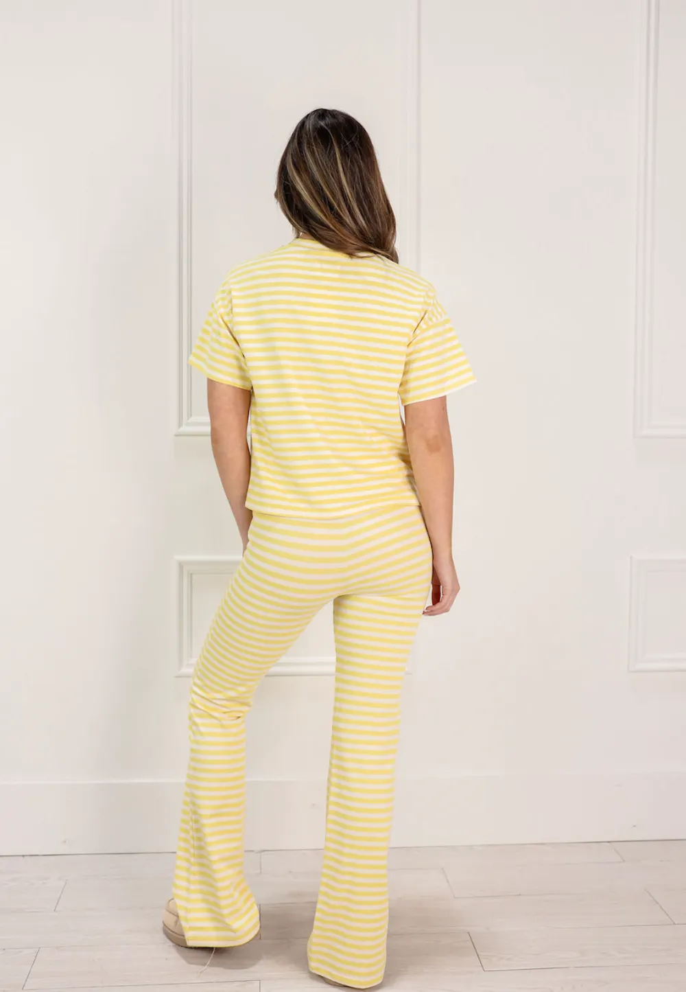 Smooth Ribbed Pants Set