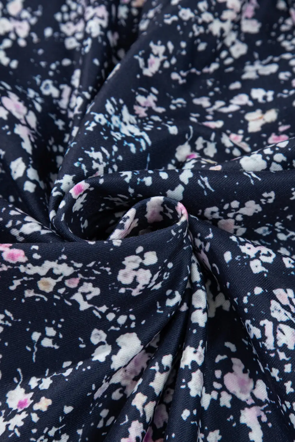 Floral Ruffled Patchwork Blouse