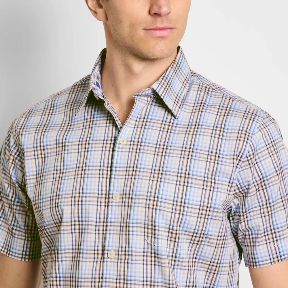 Classic Pattern Short Sleeve Shirt