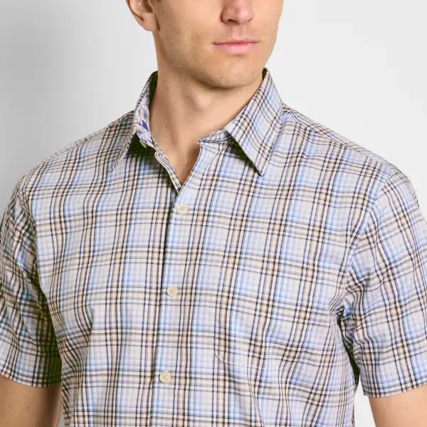 Classic Pattern Short Sleeve Shirt