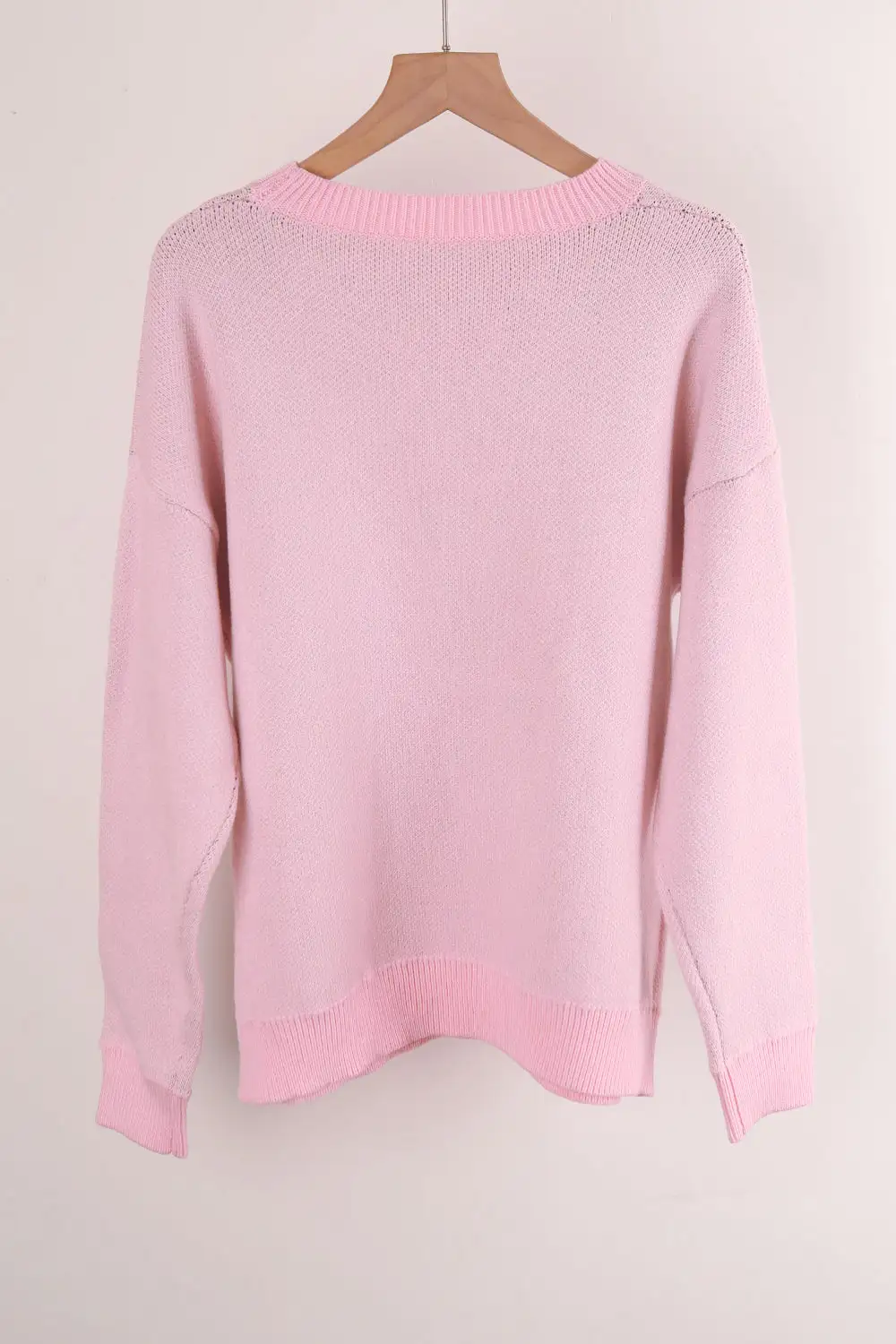 Pullover Sow Color Matching Sweater