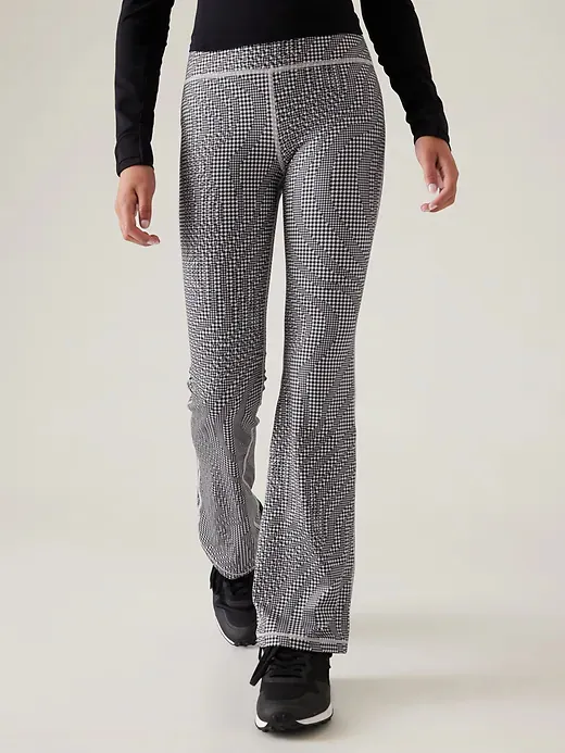 LATTICE HIGH RISE FLARE PANT