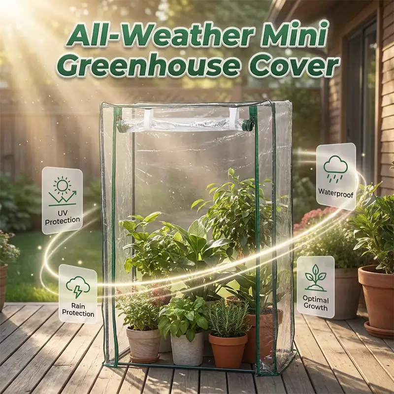 🥳2026 HOT SALE🥳💞50K+ SOLD! ❄️🌿 All-Weather Plant Cover – clear PVC lets sunlight in, keeps frost out. Grow herbs & veggies all year round. Indoor & outdoor use!